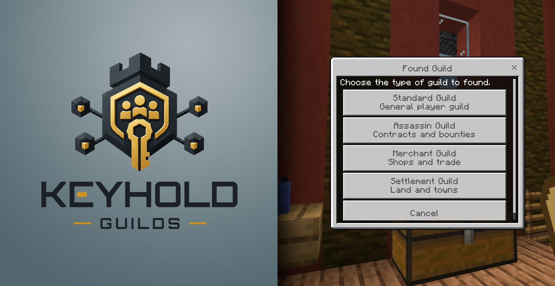 Keyhold Guilds title card